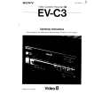 SONY EV-C3 Owners Manual