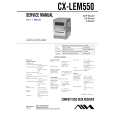 SONY CX-LEM550 Service Manual