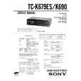 SONY TC-K679ES Service Manual