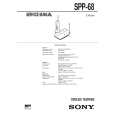 SONY SPP68 Service Manual