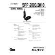 SONY SPP2000 Service Manual