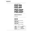 SONY RSE-400P Service Manual