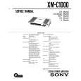SONY XM-C1000 Service Manual