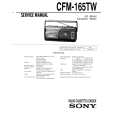 SONY CFM-165TW Service Manual
