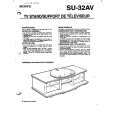 SONY SU32AV Owners Manual