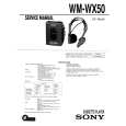 SONY WM-WX50 Service Manual