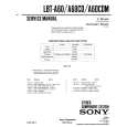SONY LBT-A60CD Service Manual