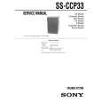 SONY SSCCP33 Service Manual