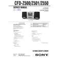 SONY CFDZ500 Service Manual