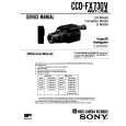 SONY CCD-FX730V Owners Manual