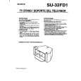 SONY SU32FD1 Owners Manual