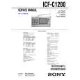 SONY ICFC1200 Service Manual