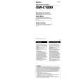 SONY XM-C1000 Owners Manual