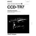 SONY CCD-TR7 Owners Manual