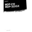 SONY MDP-322GX Owners Manual