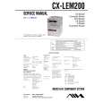 SONY SXLEM200 Service Manual