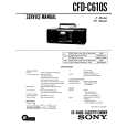 SONY CFD-C610S Service Manual