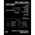SONY CPD17SF2T Service Manual
