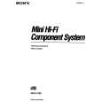 SONY MHC-C50 Owners Manual