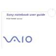 SONY PCG-FX902P VAIO Owners Manual