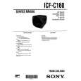 SONY ICFC160 Service Manual