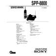 SONY SPP8800 Service Manual