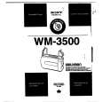 SONY WM-3500 Owners Manual