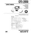 SONY CFS-2050 Owners Manual