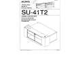 SONY SU41T2 Owners Manual