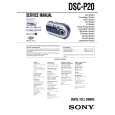 SONY DSCP20 Service Manual