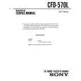 SONY CFD-570L Service Manual