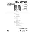 SONY SRSA37 Service Manual