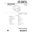 SONY ICFCD873L Service Manual
