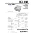 SONY HCD-CQ1 Service Manual