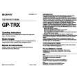 SONY GP-TRX Owners Manual