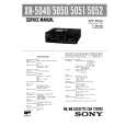 SONY XR5052 Service Manual