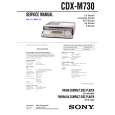 SONY CDXM730 Service Manual
