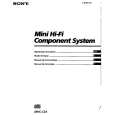 SONY MHC-C33 Owners Manual