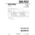 SONY SRSPC57 Service Manual