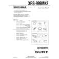 SONY XRS999MK2 Service Manual