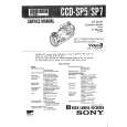 SONY CCDSP7 Service Manual