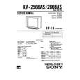 SONY KV2566AS Service Manual