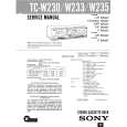 SONY TCW233 Service Manual