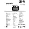 SONY DSCF1 Service Manual