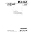 SONY MDRNC6 Service Manual