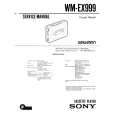 SONY WM-EX999 Service Manual