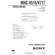 SONY MHCV515 Service Manual