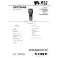 SONY NWMS7 Service Manual
