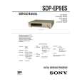 SONY SDP-EP9ES Service Manual