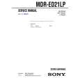 SONY MDRED21LP Service Manual